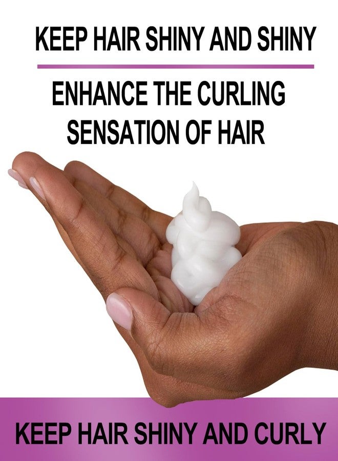 Grospe Curl Defining Cream,Moisture Natural Shine Curl Styling Cream,Anti-Frizz Bouncy Resilient Enhancer Styling Lotion,Non-Greasy Formula for All Curly Hair Types - Image 4