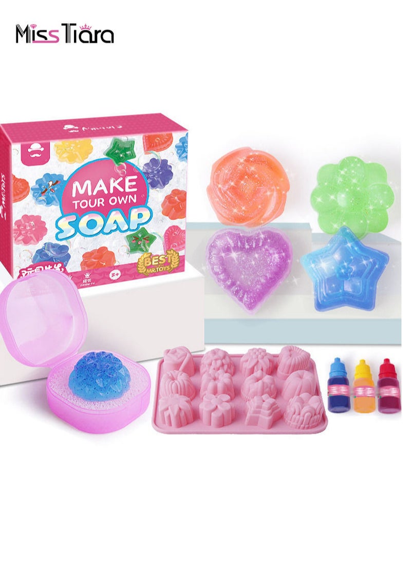 MissTiara - Handmade Soap Making Kit Supplies DIY Soap Making Kit Personalized Handmade Soap Set Assorted - Image 1