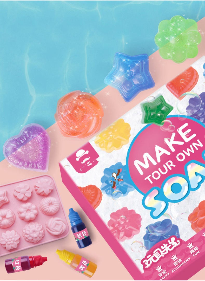 MissTiara - Handmade Soap Making Kit Supplies DIY Soap Making Kit Personalized Handmade Soap Set Assorted - Image 1