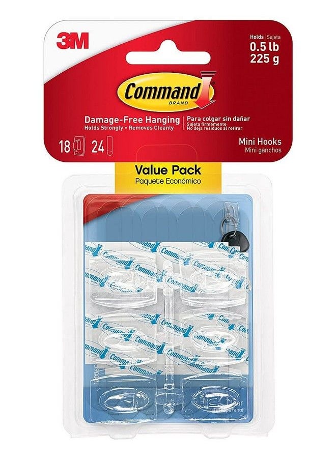 4 Packages Of Mini Hooks Organize Damage Free Indoor Use (17006Clr 18Es) - pzsku/Z3C9E8CCD6F63E20A0343Z/45/_/1693825180/159b0618-672b-45df-8cd1-af0e1dedf29b