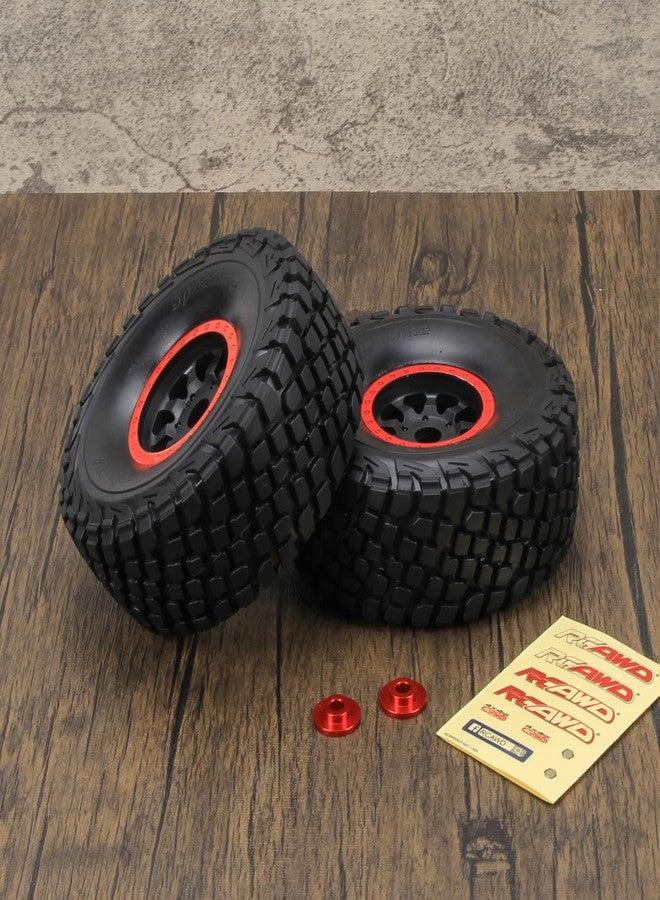 RCAWD عجلات وإطارات RCAWD RC لقطع غيار ARRMA Mojave 6S بمقياس 1/7 وUDR Unlimited Desert Racer بمقياس 1/7، ترقيات 85086-4، عجلات وإطارات نايلون ملصقة #8474X أزرق - Image 5