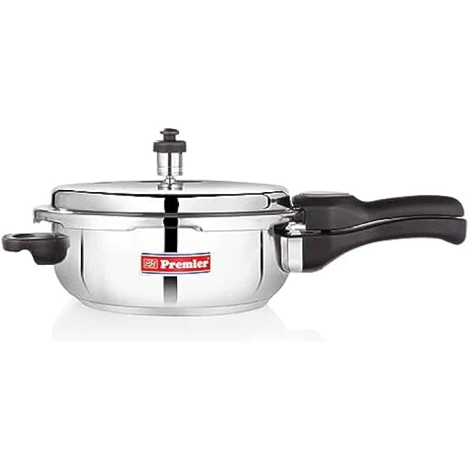 Stainless Steel Comfort Pressure Pan For Induction  Lpg  Small