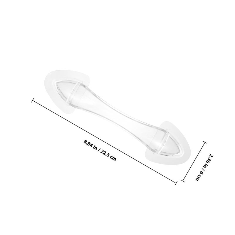 Self Adhesive Crystal Cabinet Handles No Punch Installation for Glass Doors and Drawers - Image 3