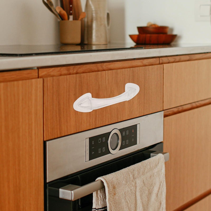 Self Adhesive Crystal Cabinet Handles No Punch Installation for Glass Doors and Drawers - Image 5
