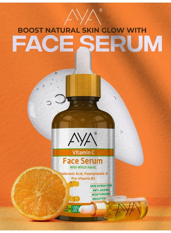 AYA Vitamin C Face Serum (50 Ml) | For Skin Hydration, Anti-Ageing, Moisturizing And Brightening | No Paraben, No Silicone, No Mineral Oil | - Image 5