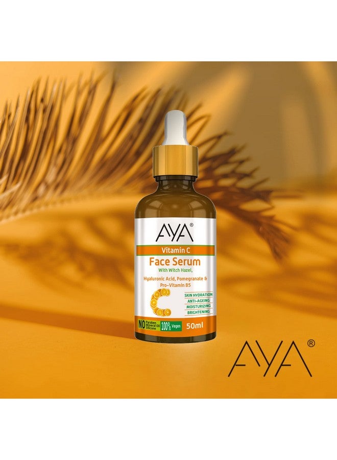 AYA Vitamin C Face Serum (50 Ml) | For Skin Hydration, Anti-Ageing, Moisturizing And Brightening | No Paraben, No Silicone, No Mineral Oil | - Image 4