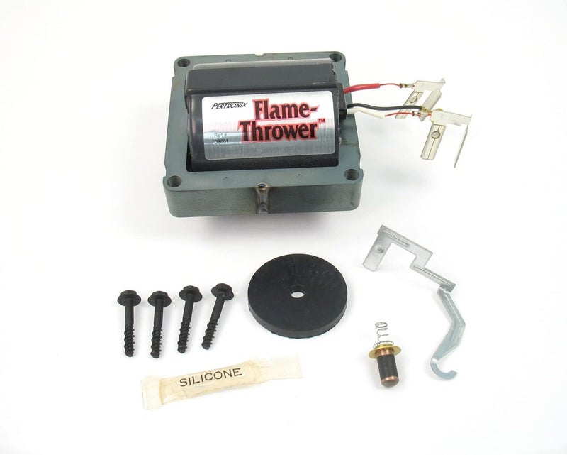 Pertronix D3001 Flame-Thrower Red/White Wire 50,000 Volt GM HEI Coil - Image 1
