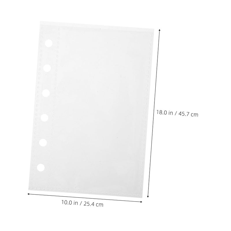 Clear Plastic Page Protectors 60pcs Heavy Duty Refillable Sheets for Scrapbook Binders Card Sleeves Document Storage - Image 3