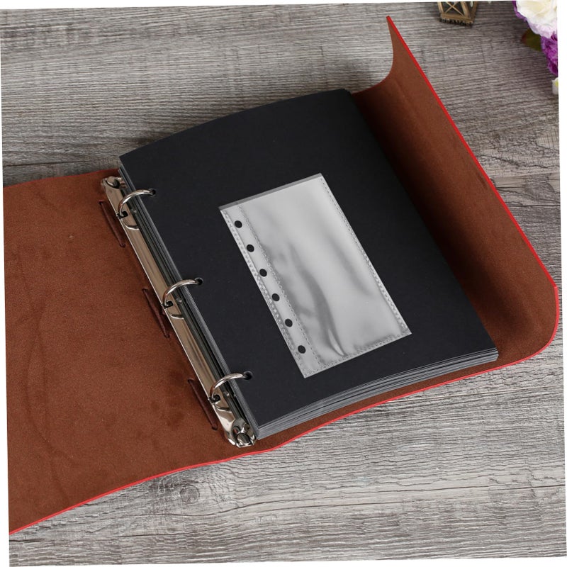 Clear Plastic Page Protectors 60pcs Heavy Duty Refillable Sheets for Scrapbook Binders Card Sleeves Document Storage - Image 5