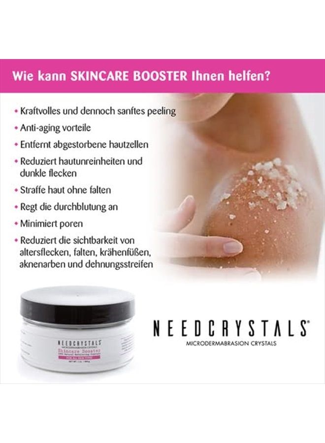 NeedCrystals بلورات الميكرو ديرمابراشن، مقشر وجه DIY. مقشر طبيعي للوجه للبشرة الباهتة أو الجافة يحسن الندوب، الرؤوس السوداء، حجم المسام، التجاعيد، العيوب وملمس البشرة. 1 رطل - Image 3