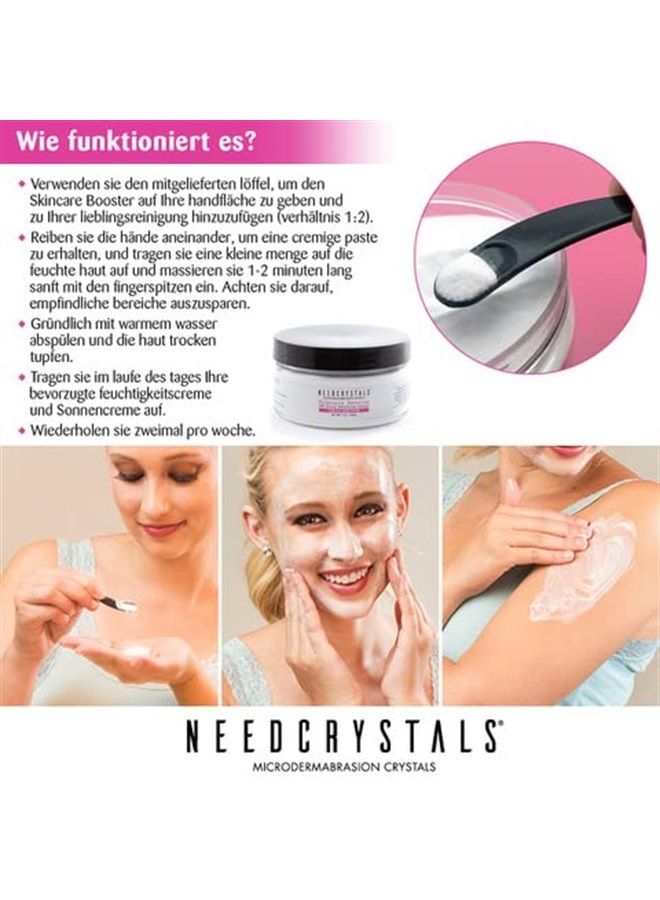 NeedCrystals بلورات الميكرو ديرمابراشن، مقشر وجه DIY. مقشر طبيعي للوجه للبشرة الباهتة أو الجافة يحسن الندوب، الرؤوس السوداء، حجم المسام، التجاعيد، العيوب وملمس البشرة. 1 رطل - Image 4