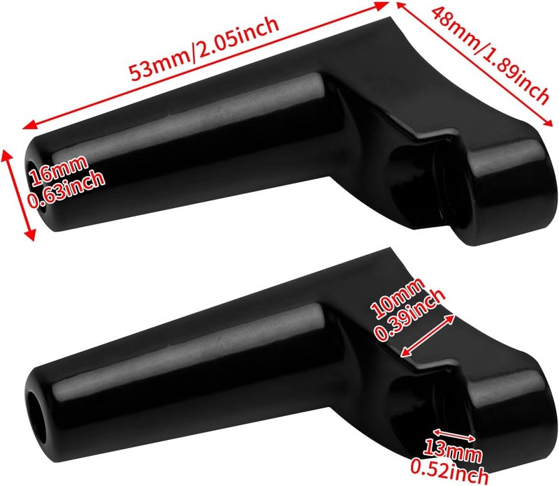 HDBUBALUS Black Front Turn Signal Mounts Relocation Kit - Image 3