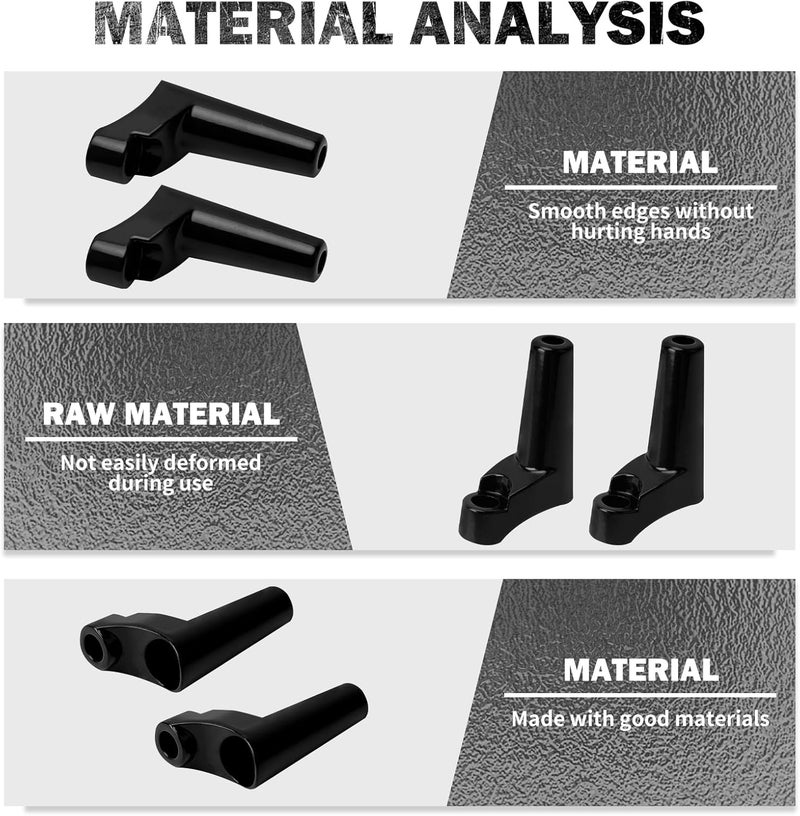 HDBUBALUS Black Front Turn Signal Mounts Relocation Kit - Image 5