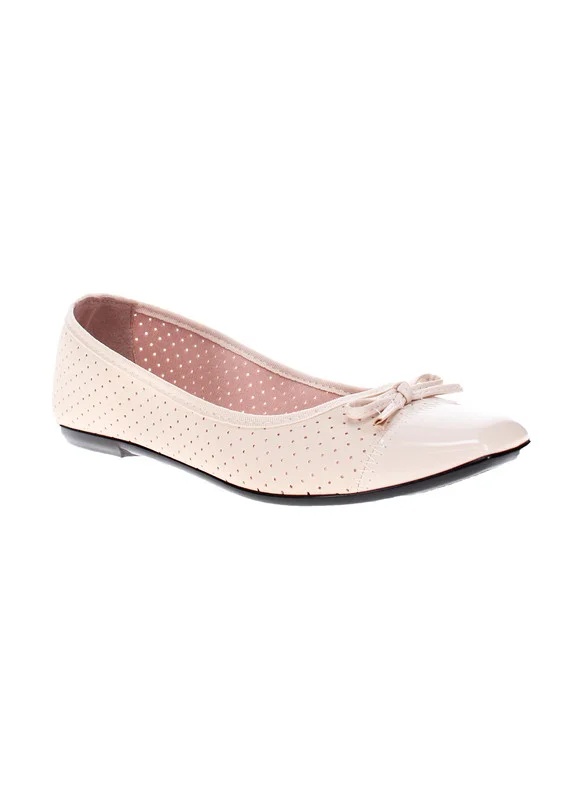Moleca Moleca Ladies Ballerinas Cream | Made In Brazil