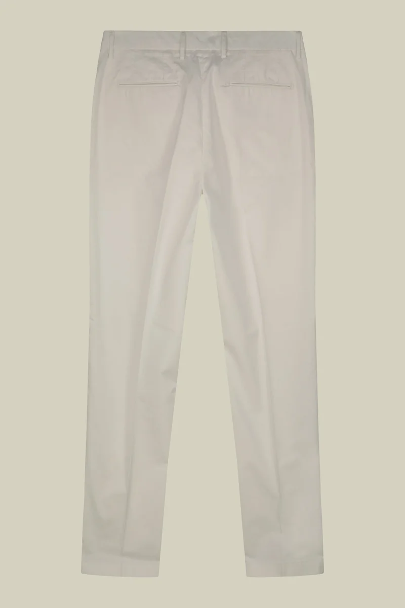 Doppelganger Beige Men's classic regular fit chino trousers - Cream for Men | Best Price UAE
