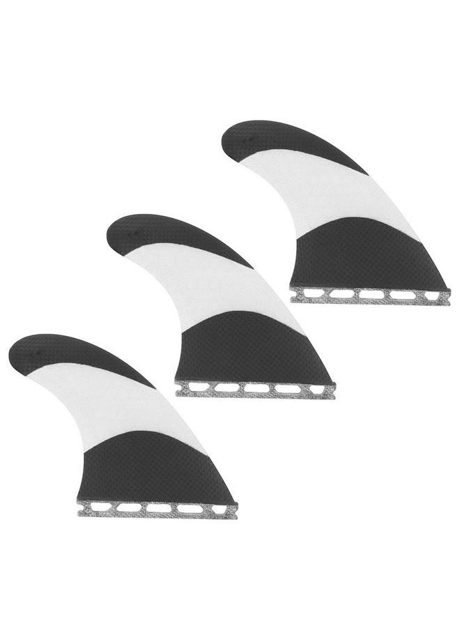 Thoraya Glass Fibre Skeg Tracking Fin Integral Fins Future G5 for Kayaks Canoes Rowing Boats White  - Image 1