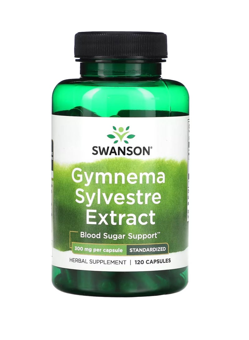 سوانسون Gymnema Sylvestre Extract Herbal Supplement - 300 mg 120 Capsules