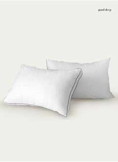 Good Sleep Premium Pillow Set (2-Pack, 75x50 cm) – Adaptive Support for Neck & Spine, Ultra-Soft & Breathable, Ergonomic Design for All Sleepers, Plush & Cloud-Like Comfort, Pressure-Relieving, Hypoallergenic & Perfect for Restful Sleep  - Image 1