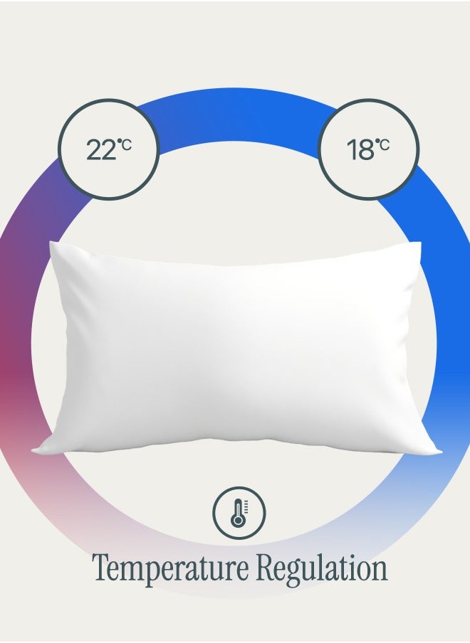 Good Sleep - Premium Pillow Set (2-Pack, 75x50 cm) – Adaptive Support for Neck & Spine, Ultra-Soft & Breathable, Ergonomic Design for All Sleepers, Plush & Cloud-Like Comfort, Pressure-Relieving, Hypoallergenic & Perfect for Restful Sleep - Image 1