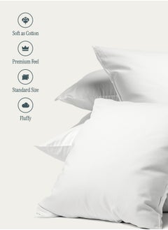 Good Sleep Premium Pillow Set (2-Pack, 75x50 cm) – Adaptive Support for Neck & Spine, Ultra-Soft & Breathable, Ergonomic Design for All Sleepers, Plush & Cloud-Like Comfort, Pressure-Relieving, Hypoallergenic & Perfect for Restful Sleep  - Image 2
