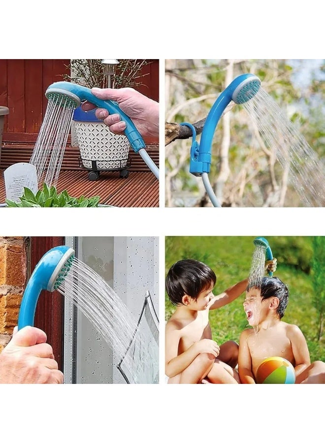 Portable Outdoor Shower & Travel Bidet Kit - 4800mAh Rechargeable Battery, IPX7 Waterproof, 2 Speed Flow, Includes Foldable Bucket - Image 4