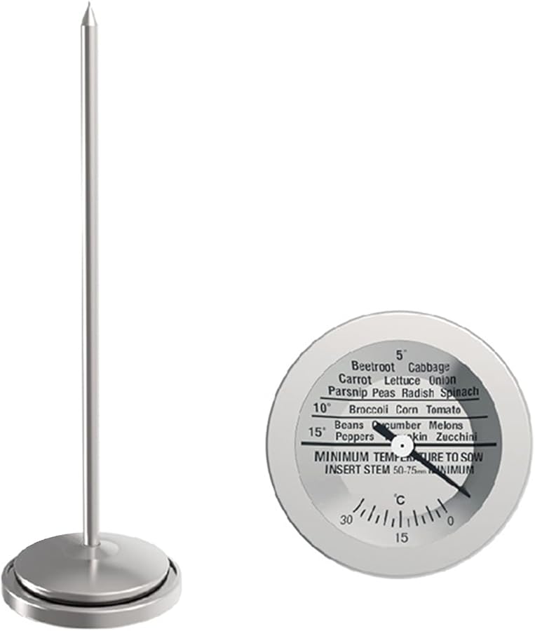Digital Soil Thermometer With Long Probe For Lawn Garden Indoor Outdoor Use - Image 2
