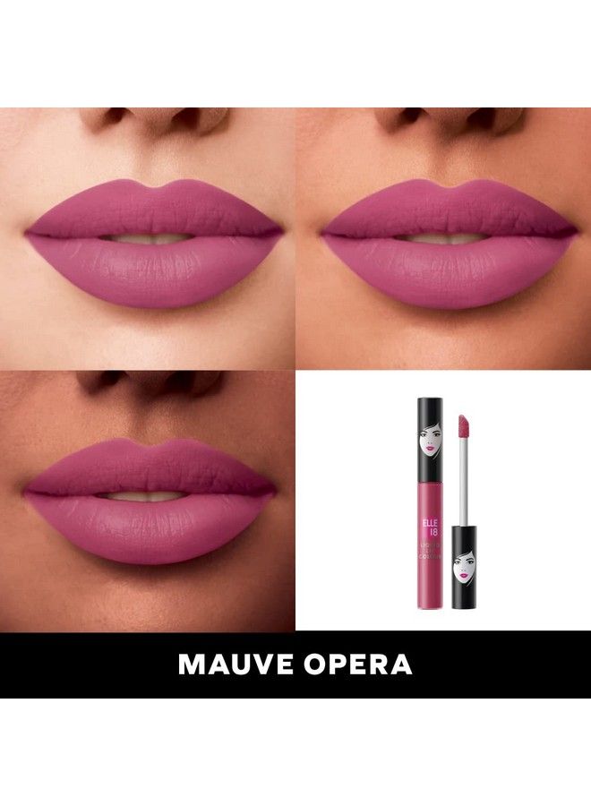 Elle 18 Lipstick Mauve Opera (Matte) - Image 4