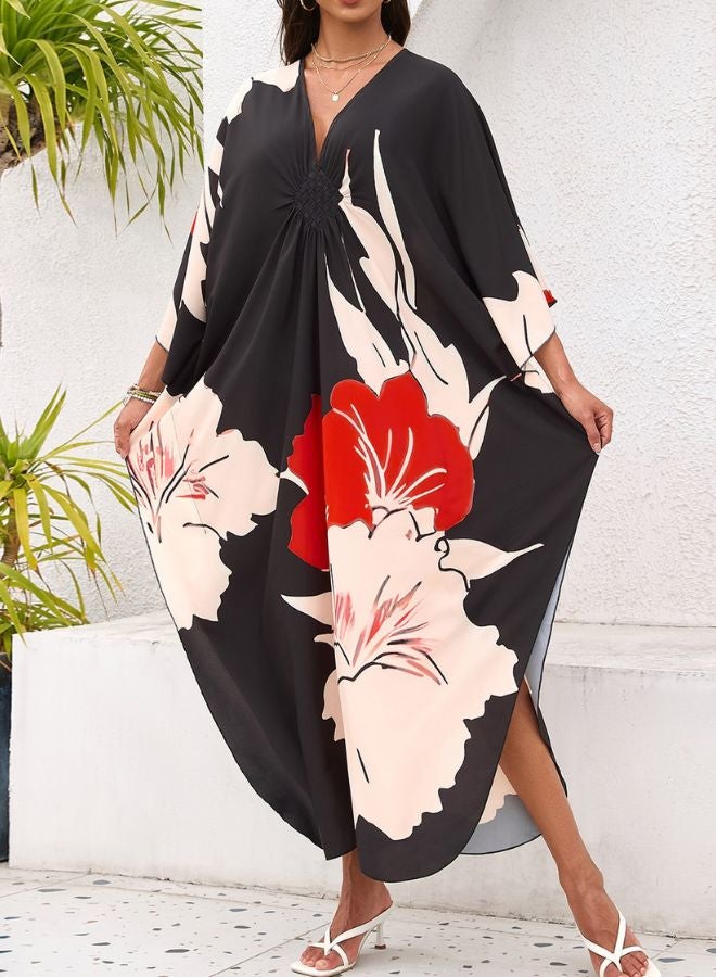 Tepveisoy Women's Dress,Cover Up Beach Dresses,Vacation Loose Robe,Bikini,Sun-protective Smock  - Image 2