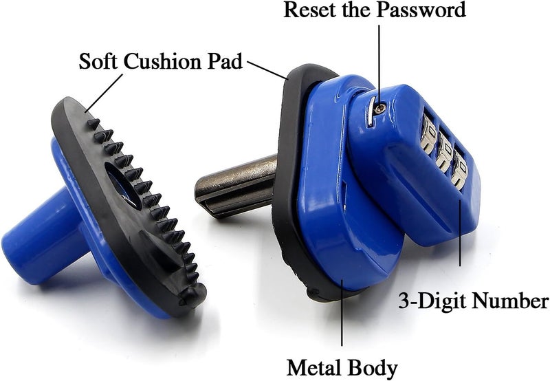 RioRand Trigger Lock 3 Digit Combination Gun Lock Gun Trigger Lock Accessories Blue - Image 2