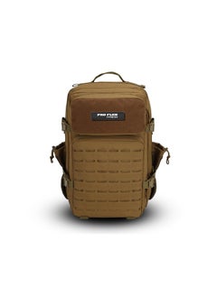 ProflexFitness 45L Tactical Sports Backpack in Khaki – Water-Resistant, Multi-layered for Travel and Adventures  - Image 1
