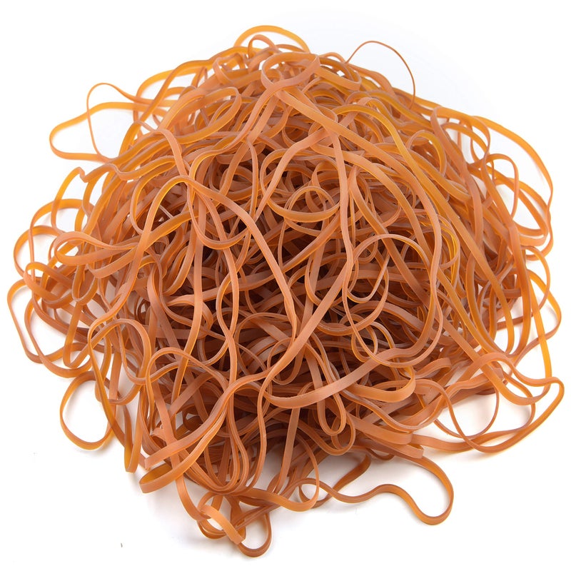 Coopay 180 Pieces Large Rubber Bands Bulk, 8 Inches Heavy Duty Strong Elastic Bands for Office Supply School Home, Securing Trash Can Garbage Cans, File Folders (Yellow) - Image 2