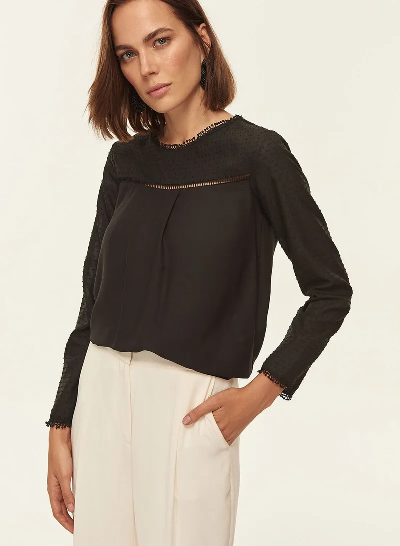 trendyol Keyhole Back Top