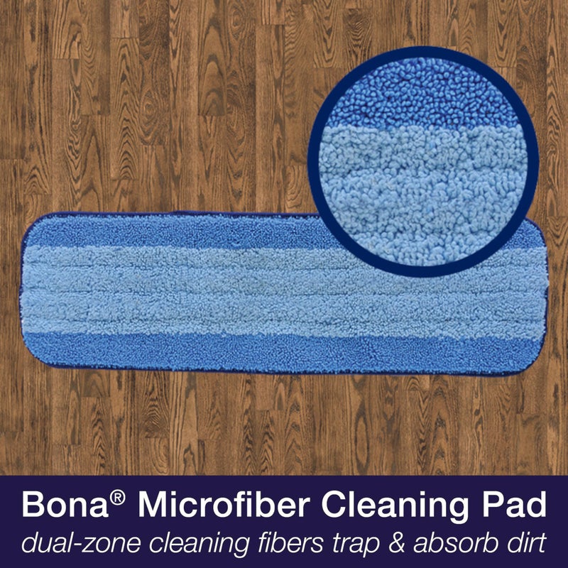 Bona Ultimate Hardwood Floor Care Kit â€“ Pivoting Mop, Cleaning Solution & Refill, Floor Polish, Microfiber Pads for Dusting, Mopping & Polishing - Image 5