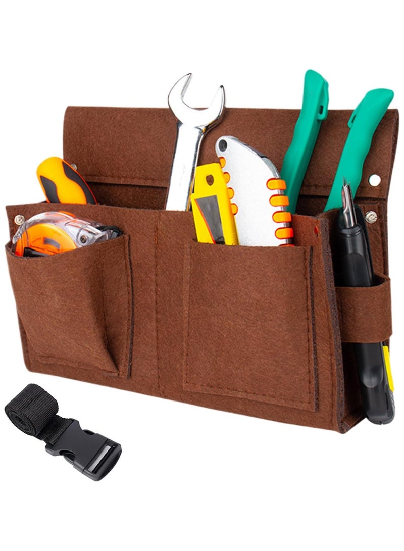 CMGTYYD Tool Belt Pouches Multi-Pocket Gardening Bag Apron Waist Pouch - Adjustable Shoulder Strap Heavy Duty Utility Bags for Electrician Carpenter Construction - Image 1