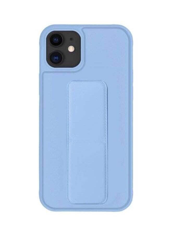 Protective Back Cover With Finger Grip Stand For Apple iphone 11 Blue