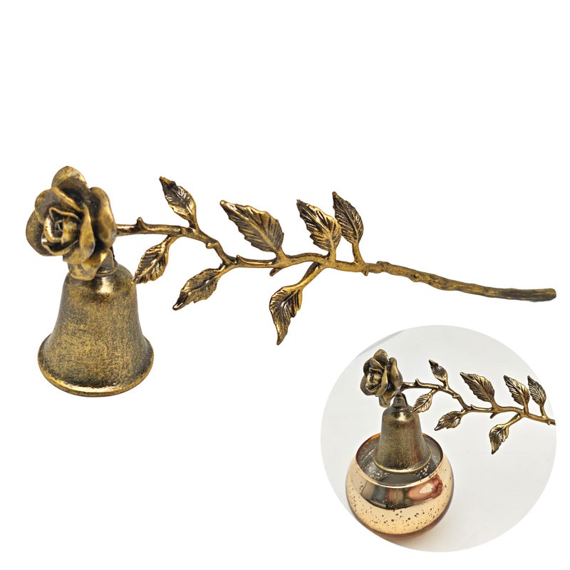 GAKA Vintage Gold Candle Snuffer Accessory for Putting Out Extinguish Candle Wicks Flame - Image 1