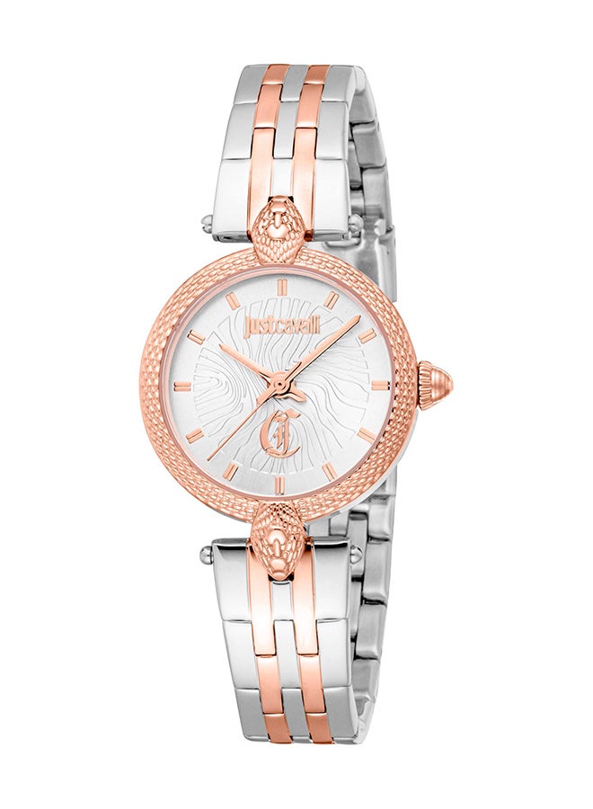 Just Cavalli جست كافالي ليدي ميني أترانت جي سي 1 إل 330 م 0085 - ساعة كوارتز أنثوية من الفولاذ المقاوم للصدأ 3 عقارب - Image 1