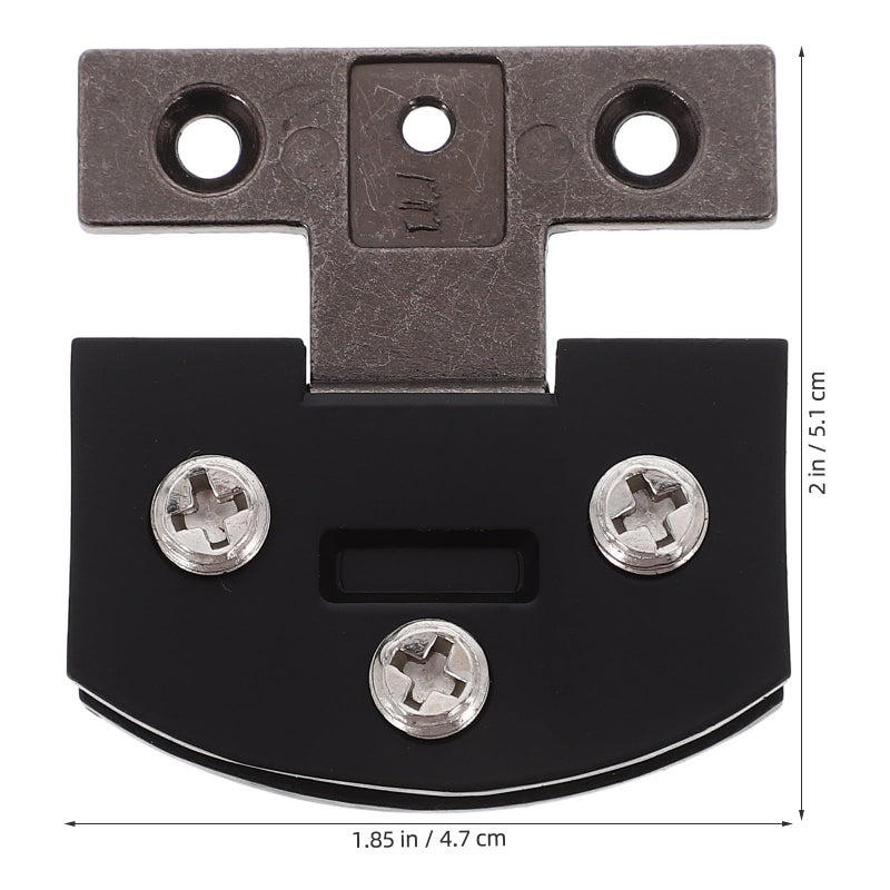 Zinc Alloy Glass Door Hinge No Drill Heavy Duty Cabinet Clamp for Wine Display Cases - Image 3