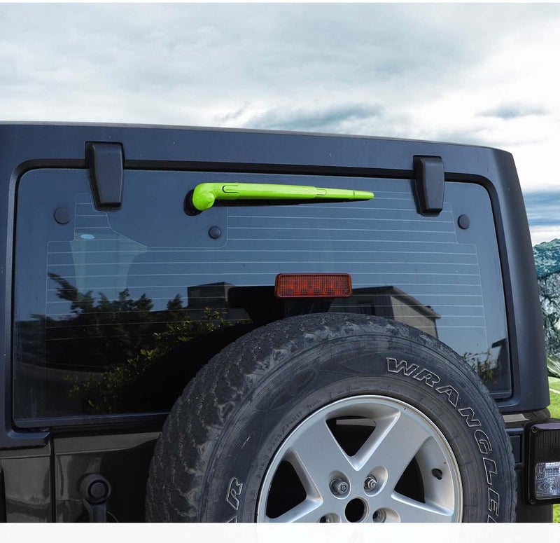 RT-TCZ Windshield Wiper Blades Trim Cover Kit for Jeep Wrangler JK JKU 2007-2017 - Light Green - Image 5