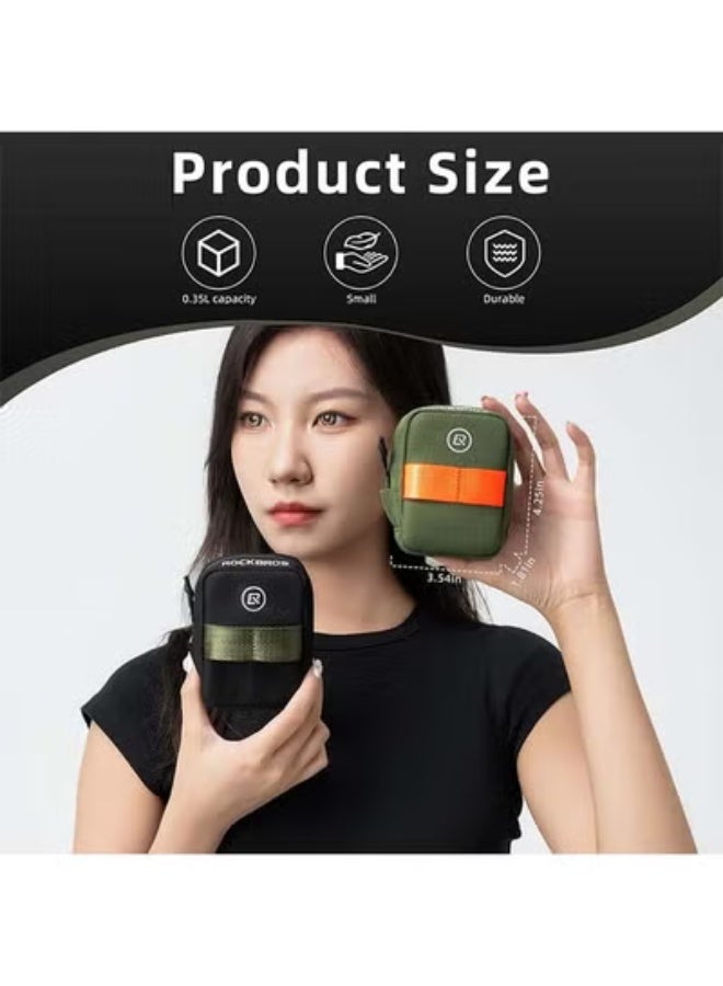 روكبروز حقيبة سرج الدراجة ROCKBROS - حقيبة صغيرة وخفيفة الوزن وقابلة للحمل أسفل المقعد للدراجات الهوائية - Image 2