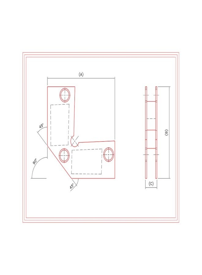 PML Outside Magnetic Welding Clamp (45° & 90° Angle) - CAT NO. 632 - Image 4