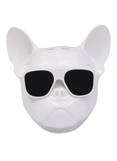 NIBEMINENT Precision Cool Dog Head Bluetooth Speaker White  - Image 1