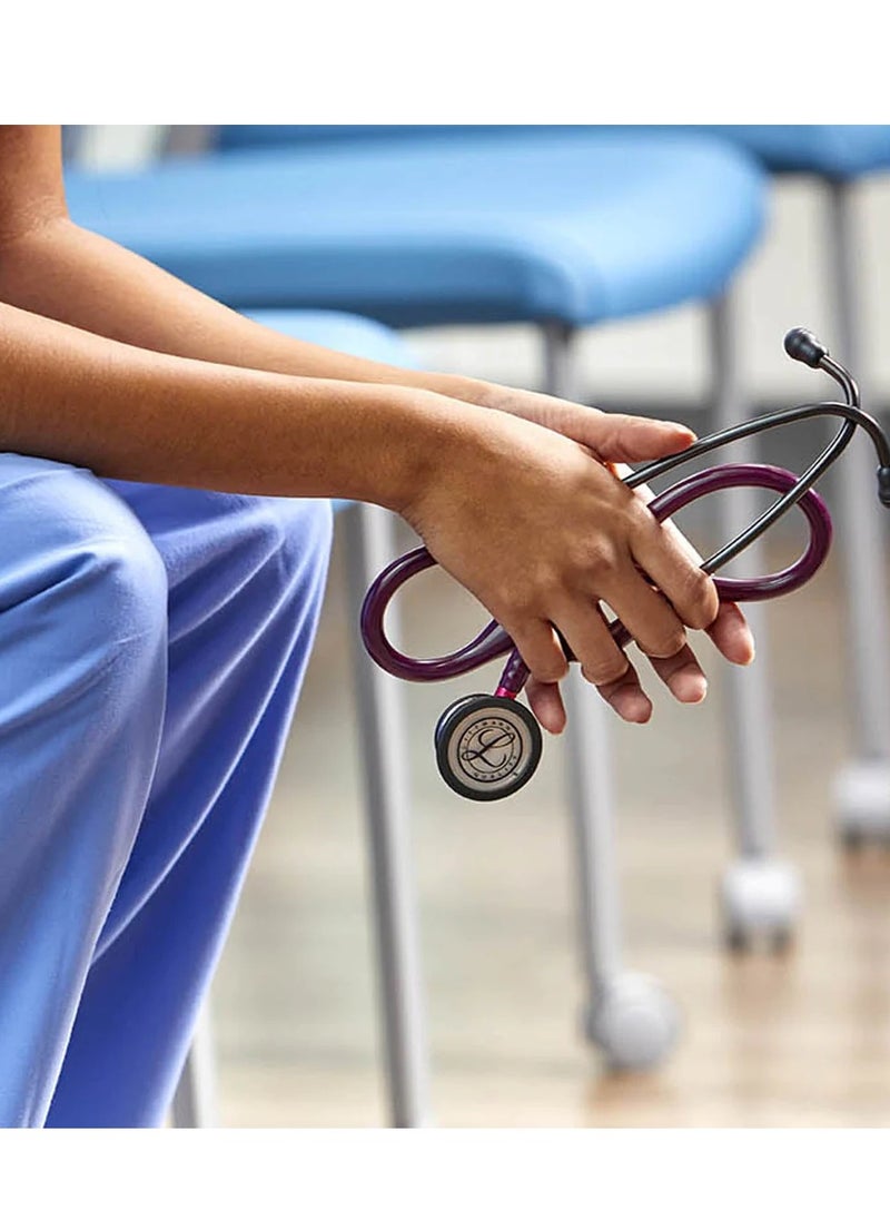 Littmann Littmann Classic III Monitoring Stethoscope: Mirror & Plum - Pink Stem 5960  - Image 4