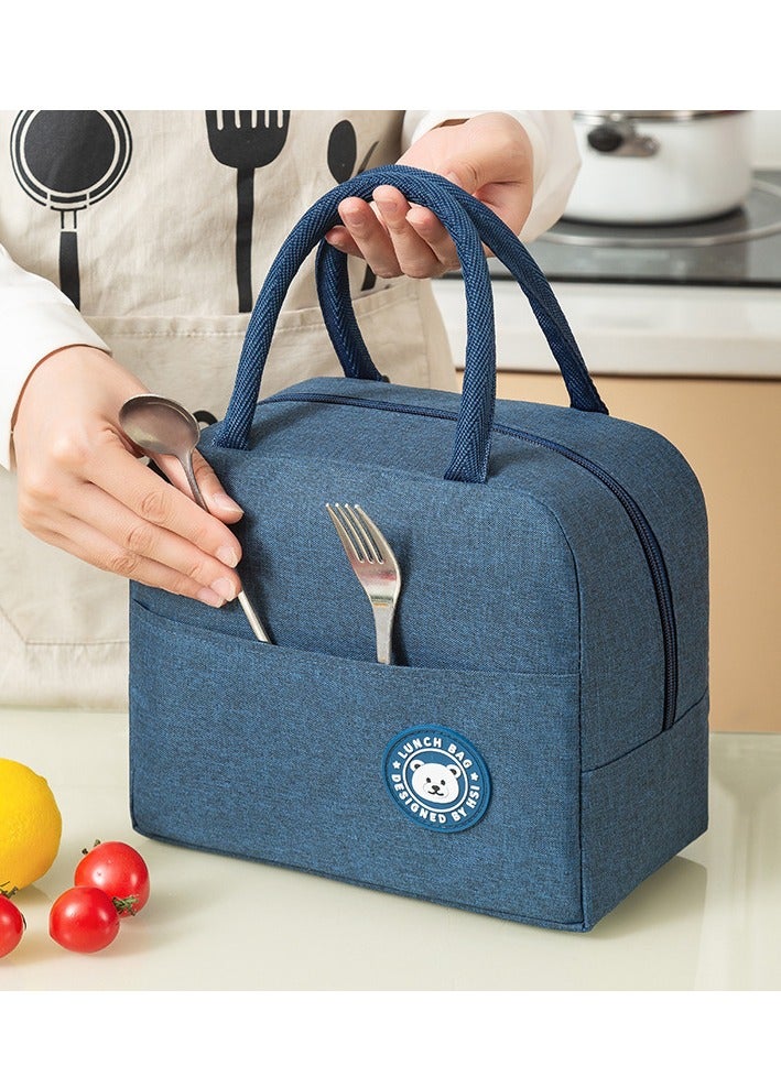 علبة غداء مزدوجة الطبقات بلون أخضر ماتشا قابلة للتسخين ومقاومة للتسرب مع حقيبة حرارية مجانًا - Image 3