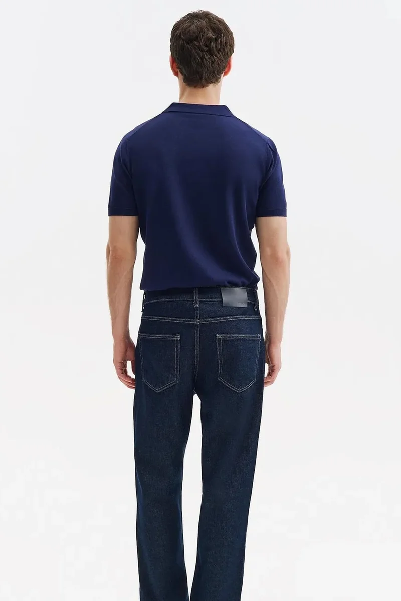 Giesto Dark Blue Denim GIESTO Men's Suit Pants for Men | Best Price UAE