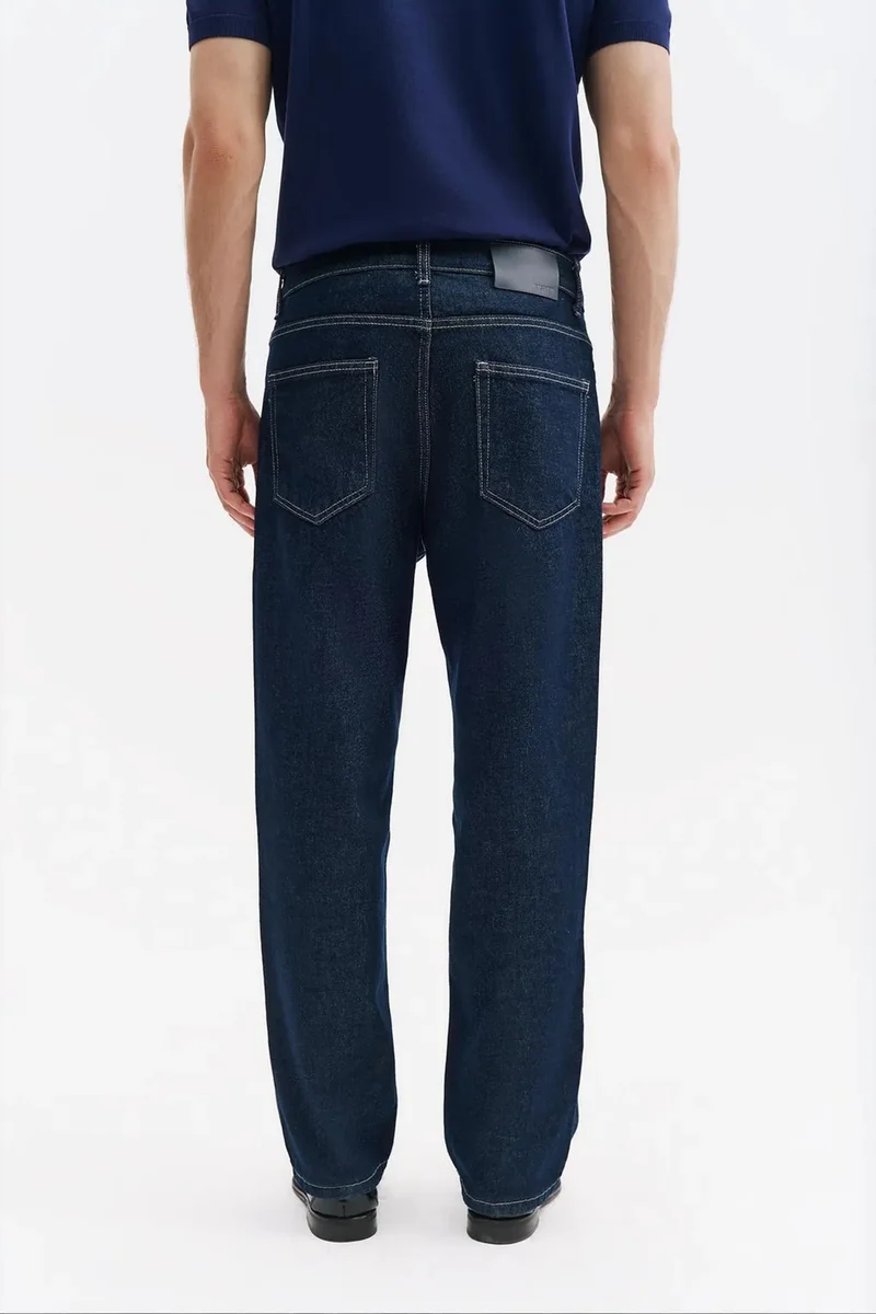 Giesto Dark Blue Denim GIESTO Men's Suit Pants for Men | Best Price UAE