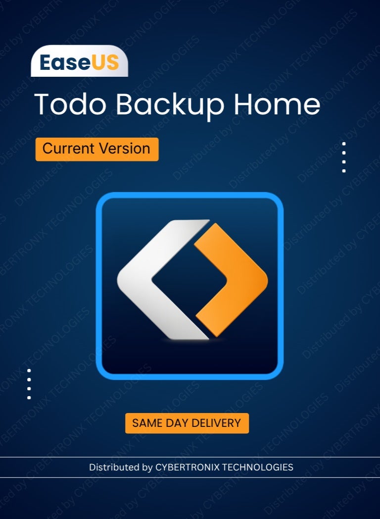 EaseUS Todo Backup Home | 1 Device | Current Version | Digital License | Same Day Delivery