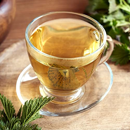 Vesici 10 Sets Loose Leaf Tea Infuser Set Stainless Steel Tea Strainer for Loose Tea Holder Infuser Ball Tea Filter Includes Chain Hooks and 1 Drip Trays with 1 Tea Spoon for Brew Tea Leaves Mug - Image 4