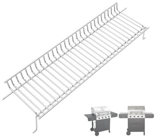 PETKAO G4670001W1 Grill Warming Rack for Charbroil Advantage Replacement Parts 463344015 466344015 Swing Away Grid for Charbroil Upper Grate Charbroil Advantage 4 Burner Grill Rack Replacement - Image 1