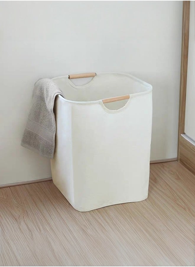 Generic Foldable Laundry Basket with Handles, Square Upright Laundry Storage Bag, Large Dirty Clothes and Toy Storage Organizer  - Image 2